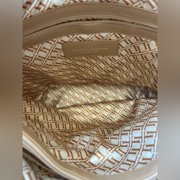 Tignanello Two Tone blue pebbled leather medium shoulder bag - Picture 9 of 12